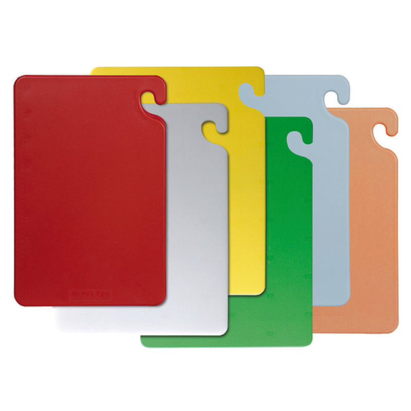Carlisle CB1218KC 12 Inch Cutting Board Set with Assorted Colors and NSF