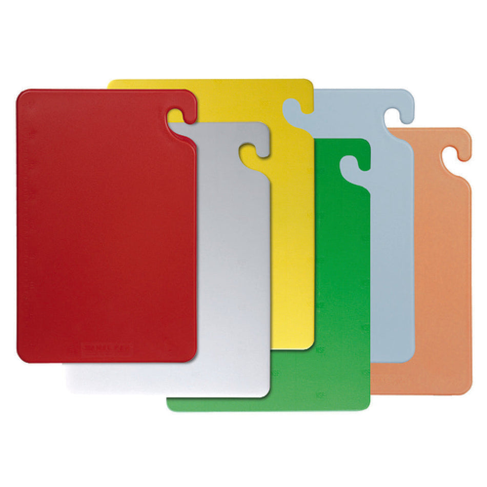 Carlisle CB1824KC 18 Inch Cutting Boards Plastic with Assorted Colors 6 Packs