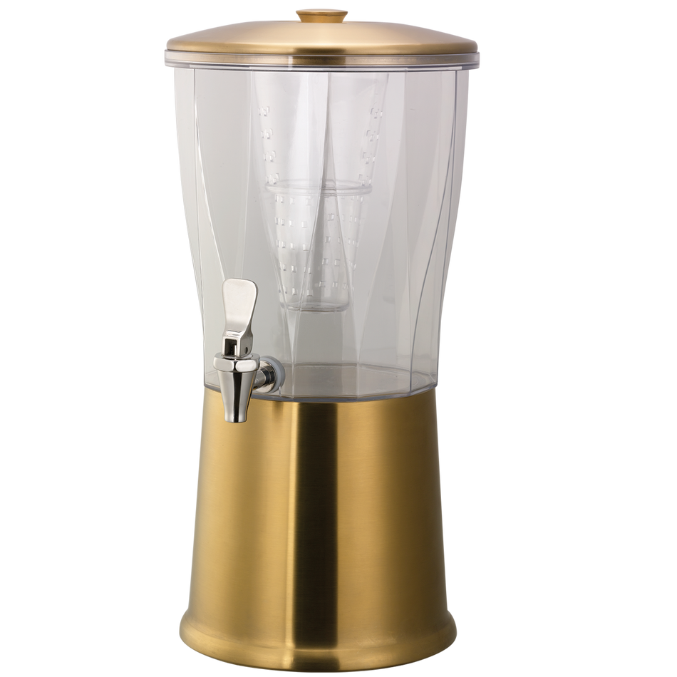 Elite 3-Gallon Stainless Beverage Dispenser in Vintage Gold