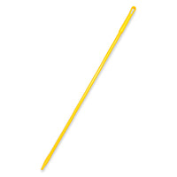 Carlisle 40225EC04 60 Inch Fiberglass Mop Handle Yellow Threaded Design
