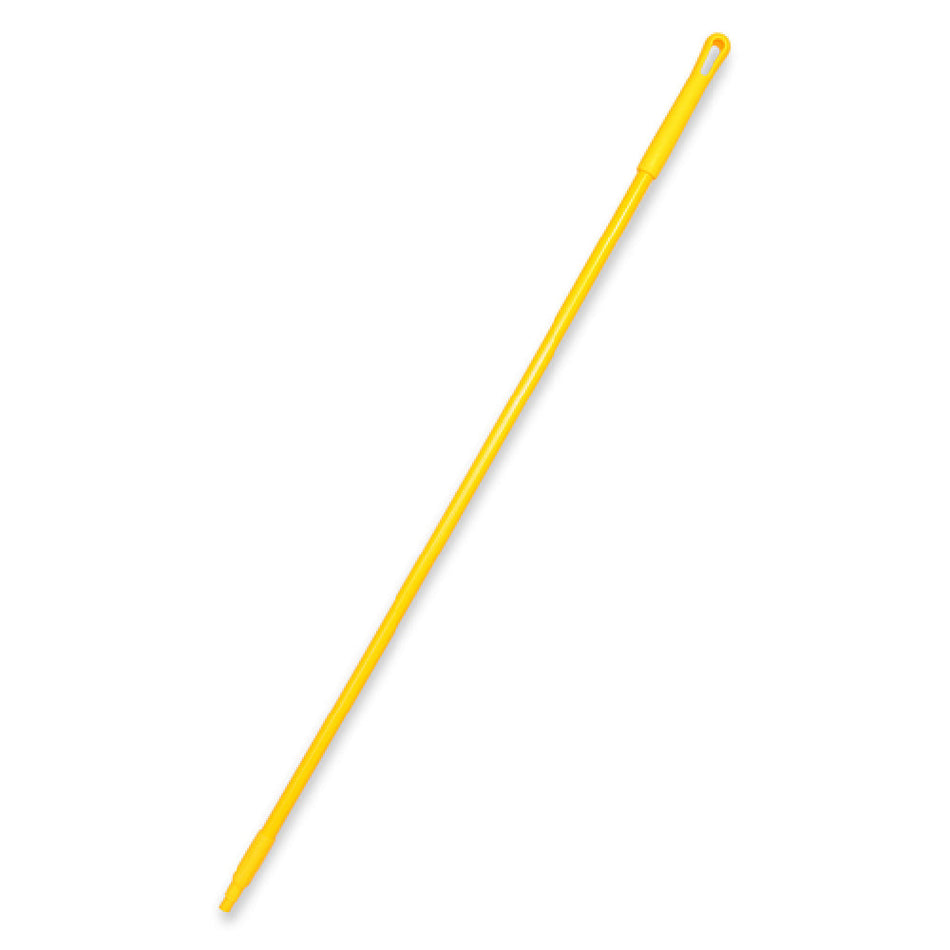 Carlisle 40225EC04 60 Inch Fiberglass Mop Handle Yellow Threaded Design