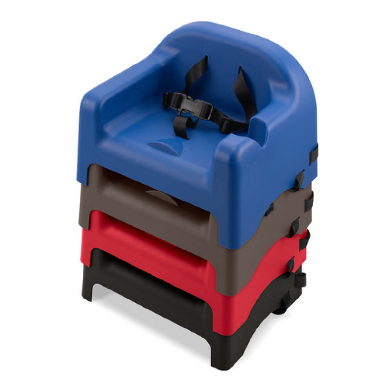 Carlisle 911405 50 lb Capacity Stackable Booster Seat Polypropylene Red with Cup Holder