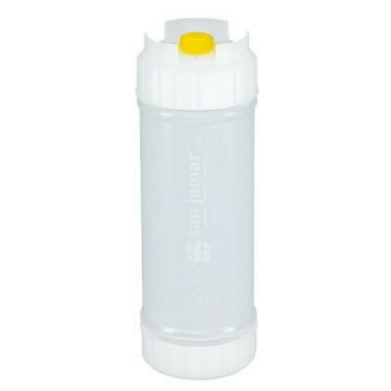 Carlisle 857316M 16 Oz Squeeze Bottle Yellow Valve with Medium Viscosity
