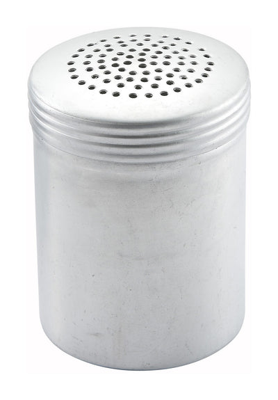 Winco ADRG-10H 10 Oz Aluminum Dredge Without Handle for Seasoning