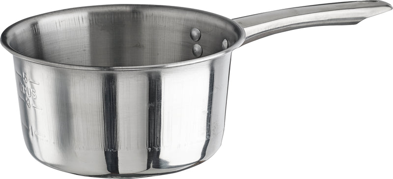 Winco SAP-2 2 Qt Sauce Pan Riveted Handle Stainless Steel Mirror Finish