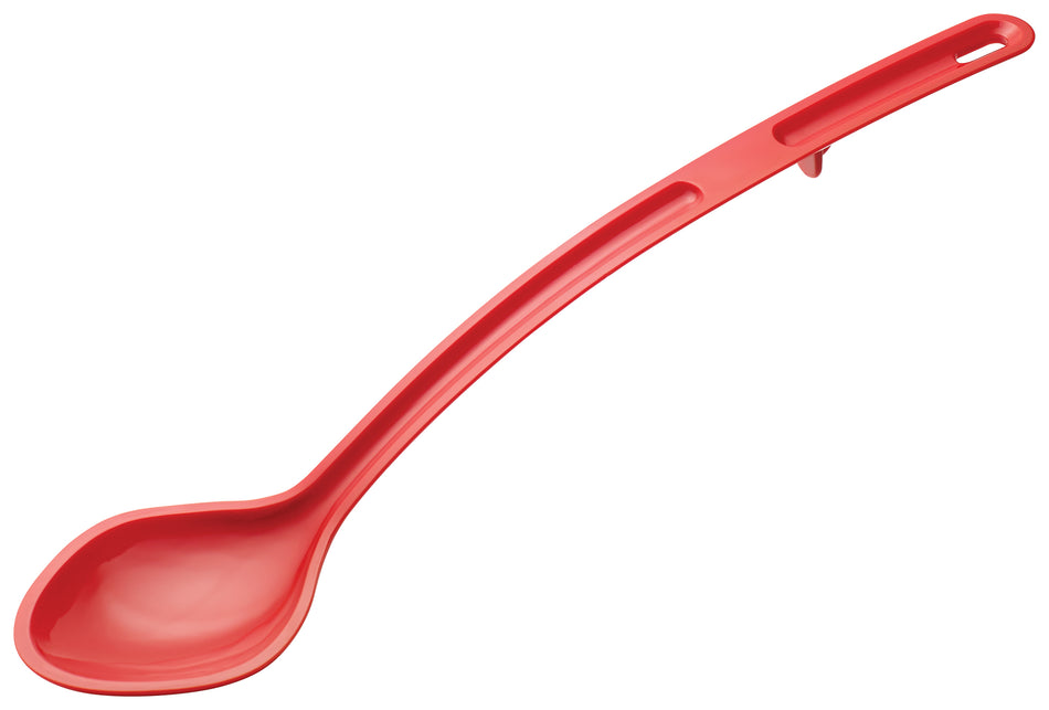 Winco CVSS-15R 15 Inch Solid Serving Spoon Heat Resistant Polycarbonate Red
