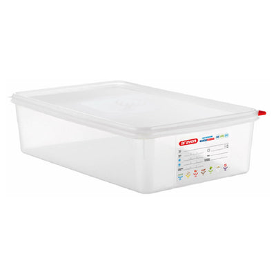 Carlisle 03036 14.4 Quart Food Storage Container with Airtight Lid Polypropylene