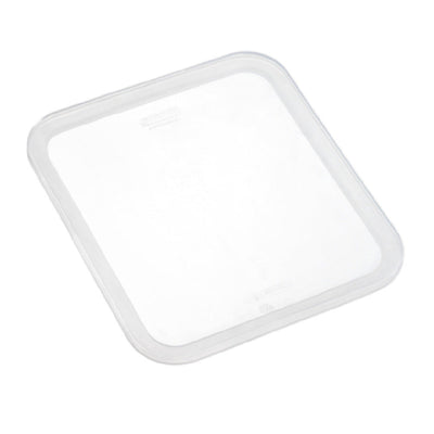 Carlisle 91815 12 Inch Silicone Food Storage Lid GN 1/2 Size Airtight Clear