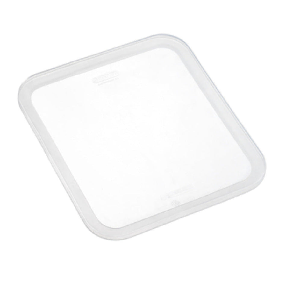 Carlisle 91815 12 Inch Silicone Food Storage Lid GN 1/2 Size Airtight Clear