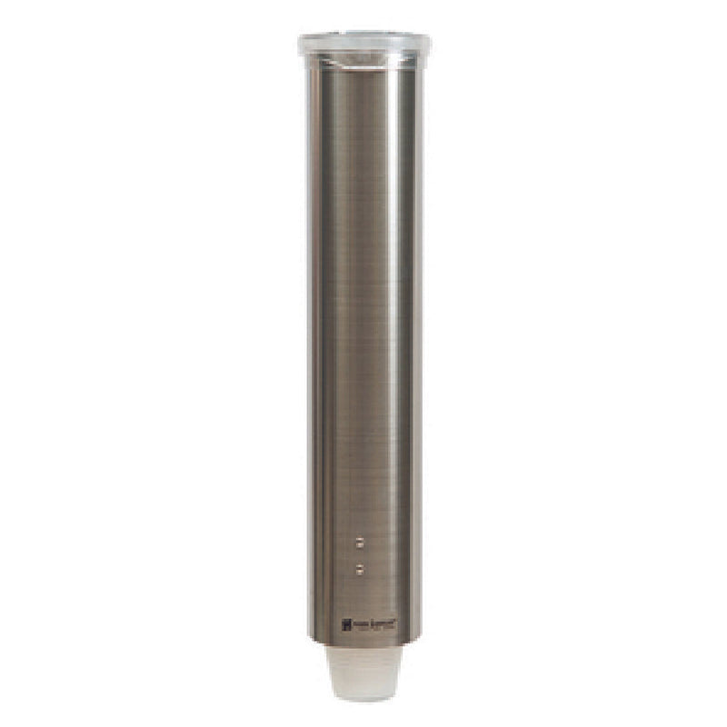 Carlisle C4150SS 16 Inch Wall Mount Water Cup Dispenser Stainless Steel Pull Type