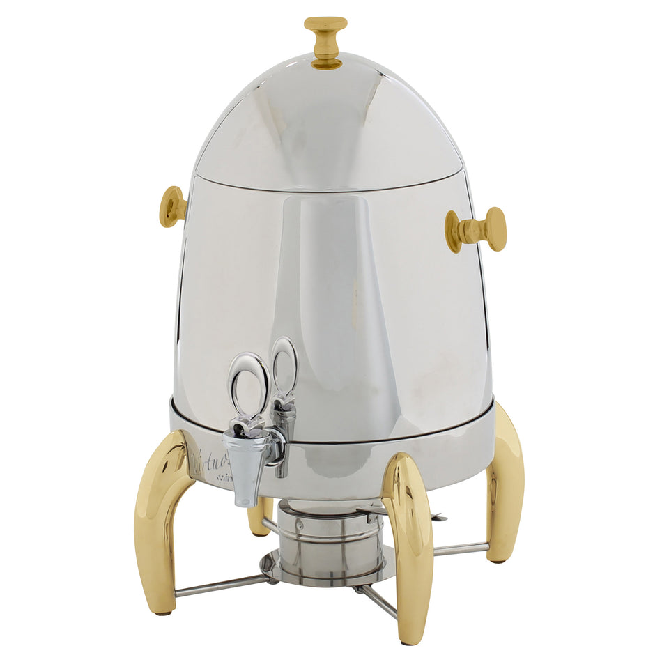 Winco 903A 3 Gallon Canned Heat Coffee Chafer Urn with Fuel Holder Stainless Steel
