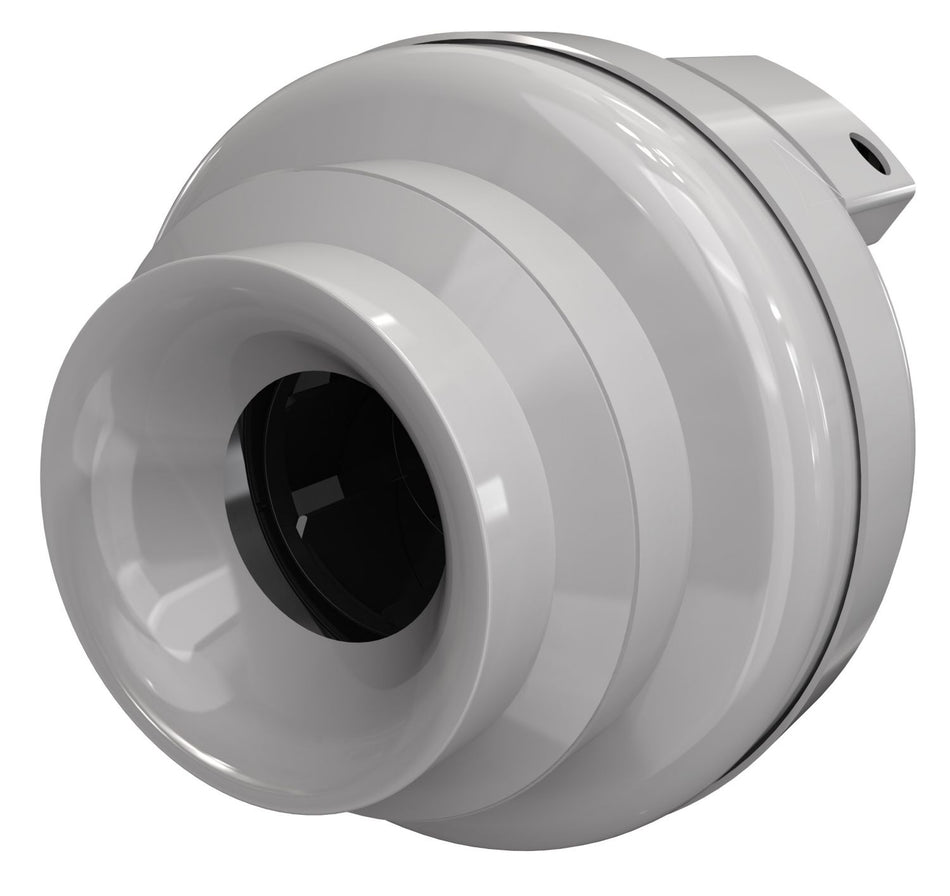 Fantech - 411335 - FR 160 - Inline Centrifugal 6" Duct Fan, Molded housing - 289 CFM