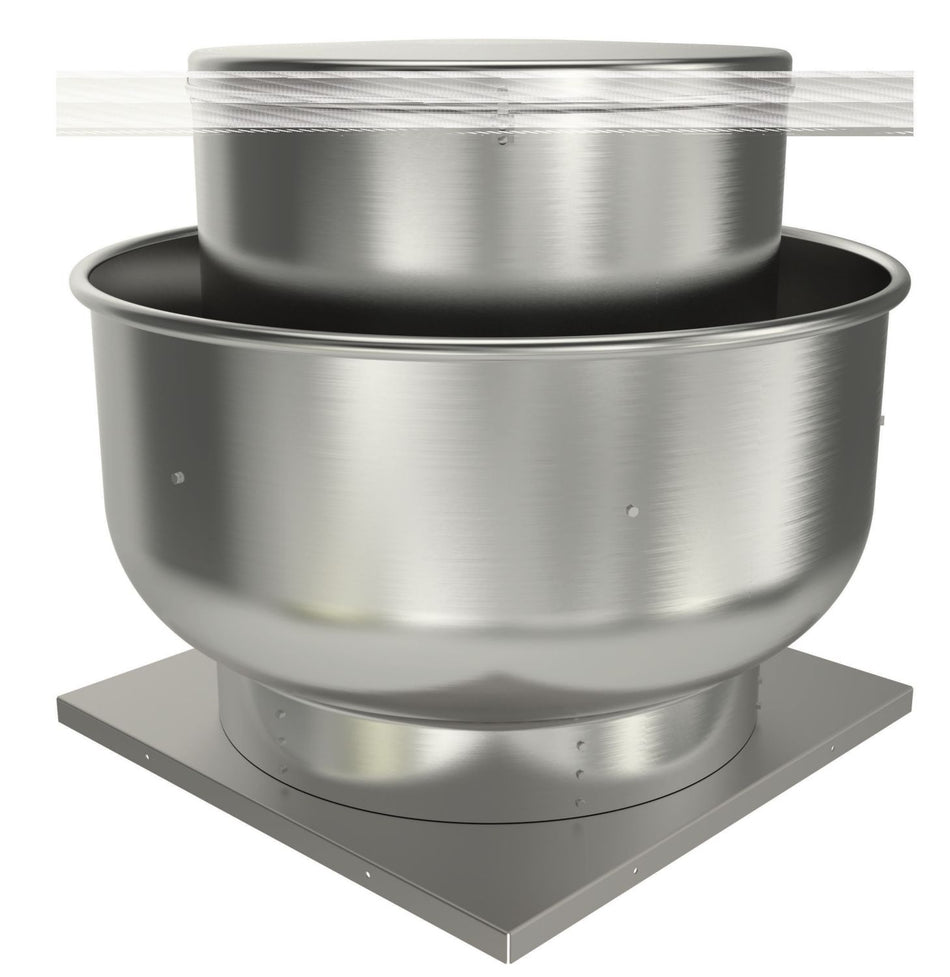 Fantech - 46811 - 5BDU15EB-A - 15" Roof Mt. Belt Drive Upblast Fan
