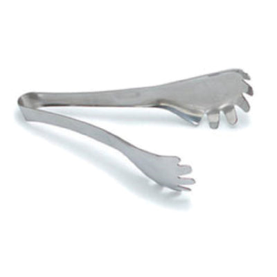 Carlisle 607682 8-1/4 Inch Length One-Piece Serving Tongs Dishwasher Safe Stainless Steel Mirror Polish Finish