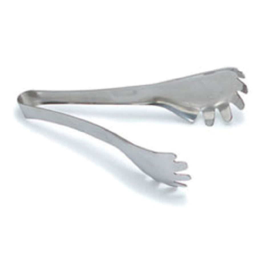 Carlisle 607682 8-1/4 Inch Length One-Piece Serving Tongs Dishwasher Safe Stainless Steel Mirror Polish Finish