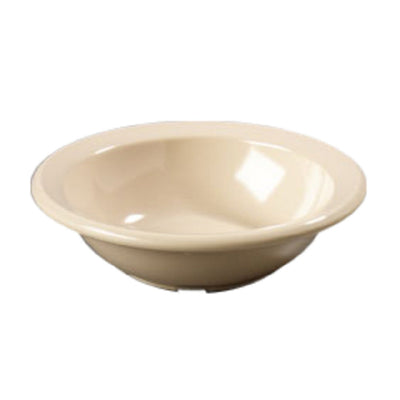 Carlisle KL80525 4-3/4 Oz Tan Melamine Rimmed Fruit Bowl Dishwasher Safe