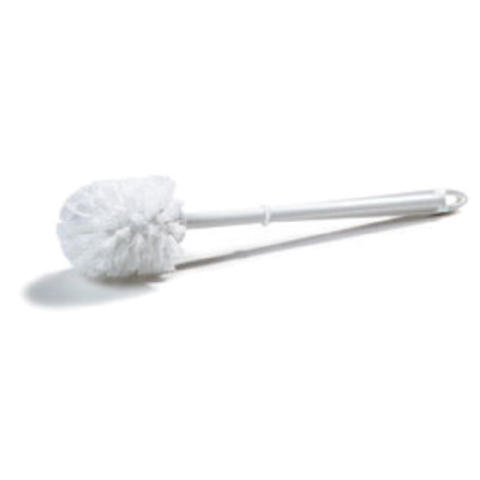 Carlisle 361015002 11 Inch Toilet Bowl Brush Plastic Handle White Scratch Resistant Bristles