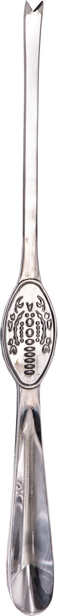 Winco LC-08 8 Inch Seafood Picks 2-tine with decorative lobster stamp stainless steel