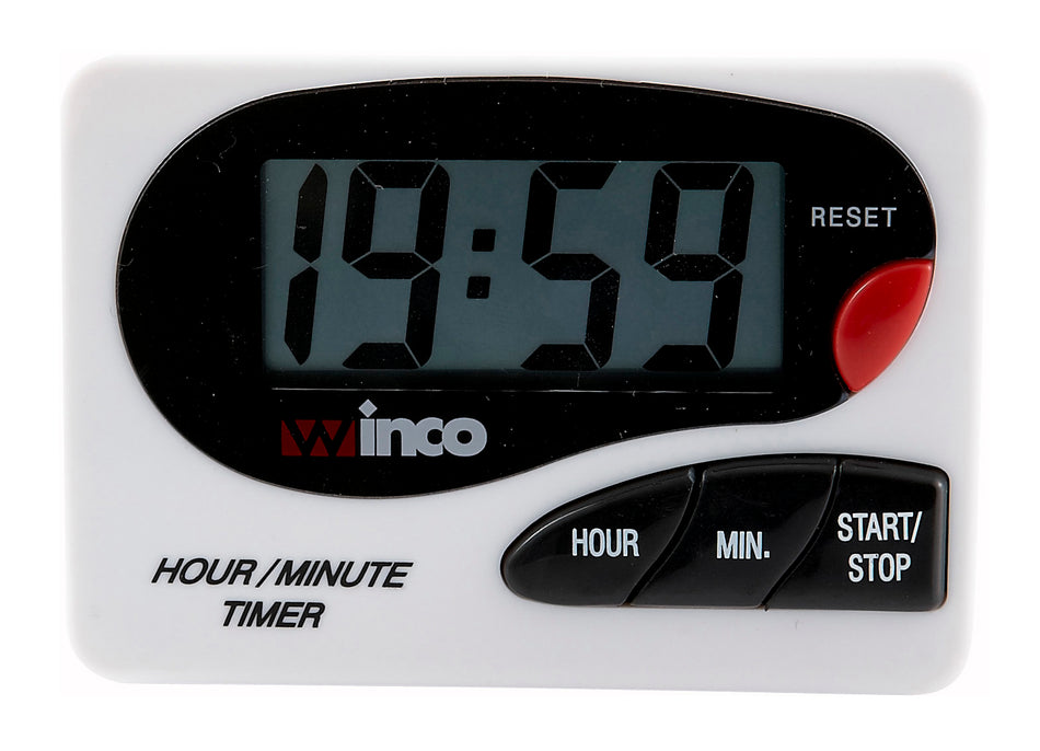 Winco TIM-85D Digital Timer 20 Hours with 20 Minute Stopper LCD