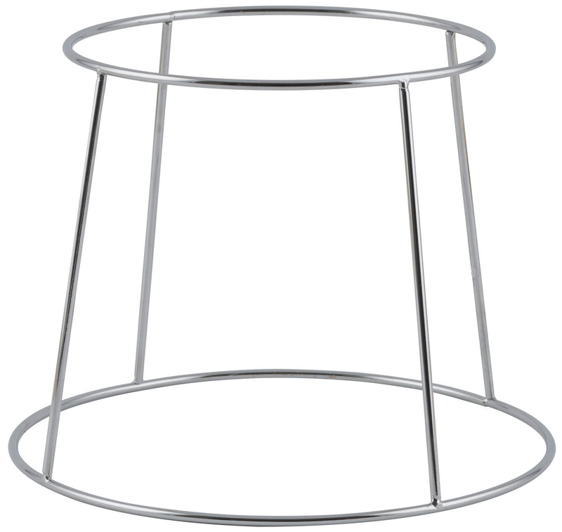 Winco SFR-7 7-3/8 Inch Top Diameter Seafood Tray Rack Chrome Plated