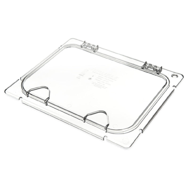 Carlisle CM10238Z07 1/2 Size Lid with Handle Clear Polycarbonate Coldmaster