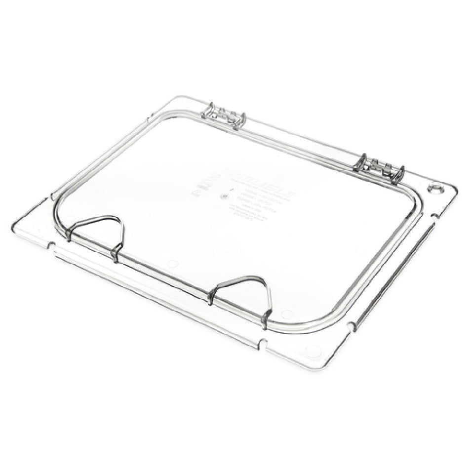 Carlisle CM10238Z07 1/2 Size Lid with Handle Clear Polycarbonate Coldmaster