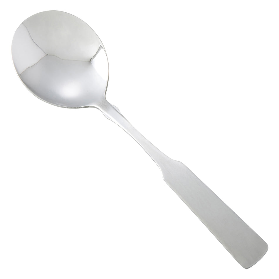 12 pack Winco 0025-04 Houston Bouillon Spoon, 18/0 Heavyweight