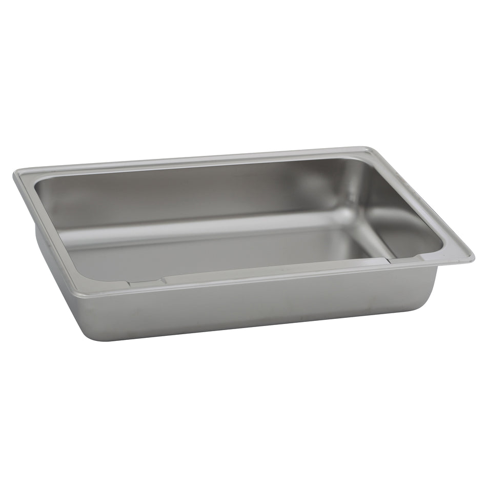 Winco 101-WP 8 Quart Stainless Steel Rectangular Chafer Water Pan