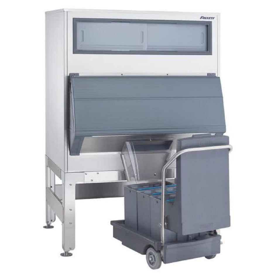Follett - DEV1650SG-60-ICS125L - Single Door Ice Device Storage and Dispensing System with Cambro Cart