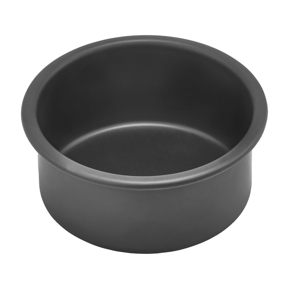 Winco HAC-042 4 Inch Round Cake Pan 18 Gauge Anodized Aluminum with Durable Design