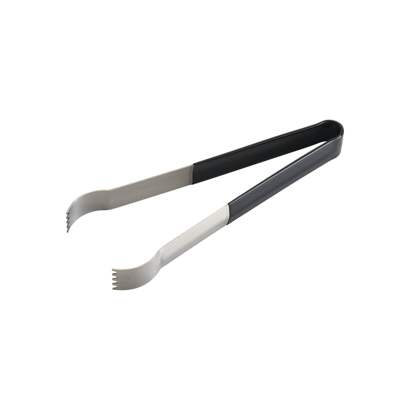Winco PTPH-9 9 Inch Pom Tong Utility Insulated PVC Handle Black Heavy Duty Stainless Steel