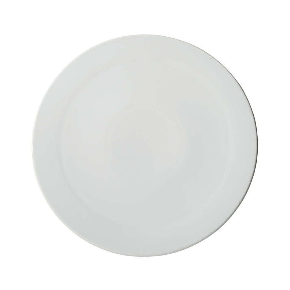 Winco APP-12 Pizza Plate, 12" dia, White Porcelain, 12 Pieces/Case