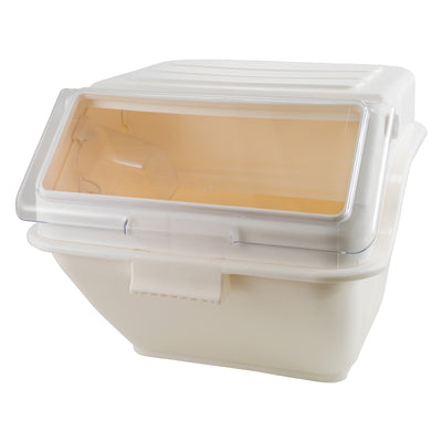 Winco IB-10S 19 Inch Stackable Ingredient Bin with Scoop Polypropylene