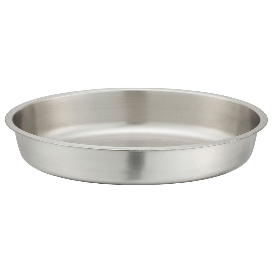 Winco 202-WP 6 Quart Water Pan Oval Stainless Steel for Chafing Dishes