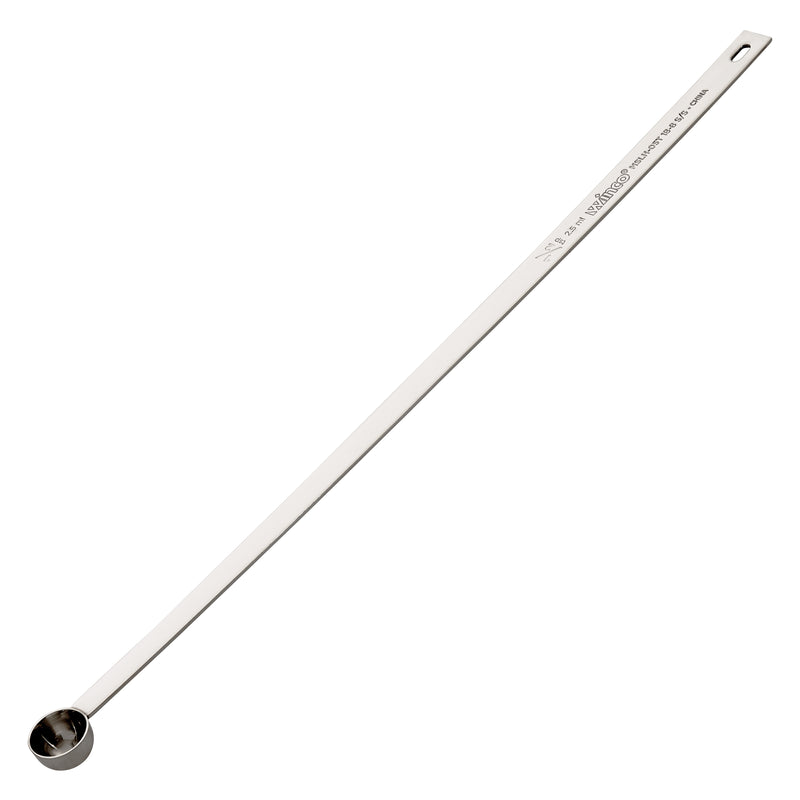 Winco MSLH-05T 15 Inch Long Handle Measuring Spoon Heavy Duty Stainless Steel
