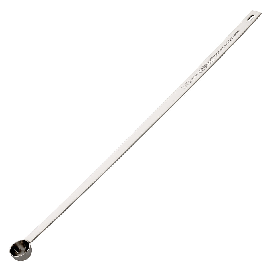 Winco MSLH-05T 15 Inch Long Handle Measuring Spoon Heavy Duty Stainless Steel