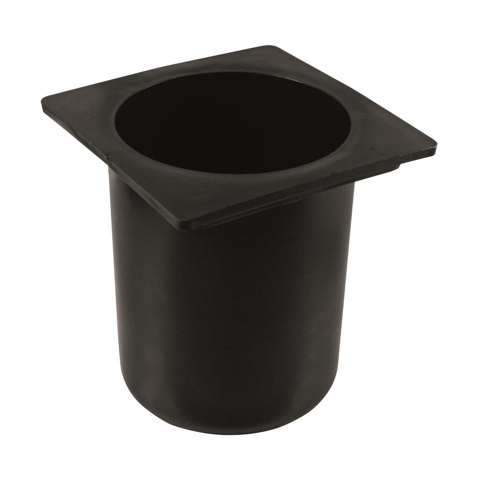 Winco CR-2400 Bar Maid, Bottle Well, Round, Black, Polyethylene