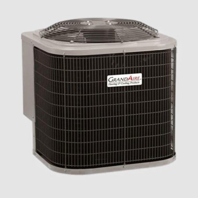 GrandAire W5H5S30AKAAA 2.5 Ton 14.3 SEER2 Heat Pump Condensing Unit, 208-230V/1-Phase/60Hz, R-454B
