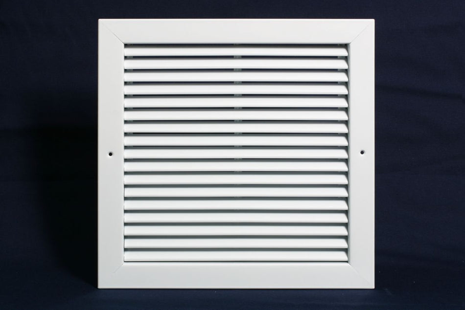 Grille Tech RA3014, 30x14 Return Air Grille, White Aluminum Wall & Ceiling Vent Cover