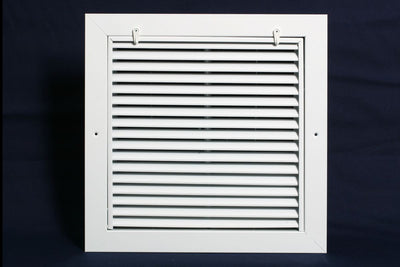 Grille Tech RAFFS3612, 36x12 Return Air Filter Grille, White Aluminum Filter Back Vent Cover, Fits 36x12x2 Filter