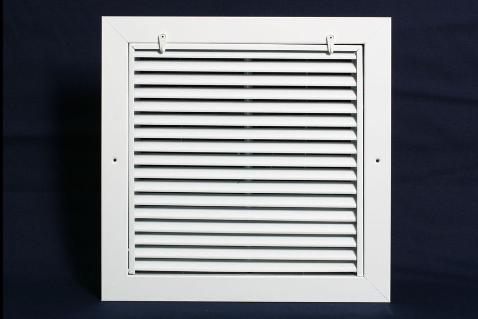 Grille Tech RAFFS3612, 36x12 Return Air Filter Grille, White Aluminum Filter Back Vent Cover, Fits 36x12x2 Filter