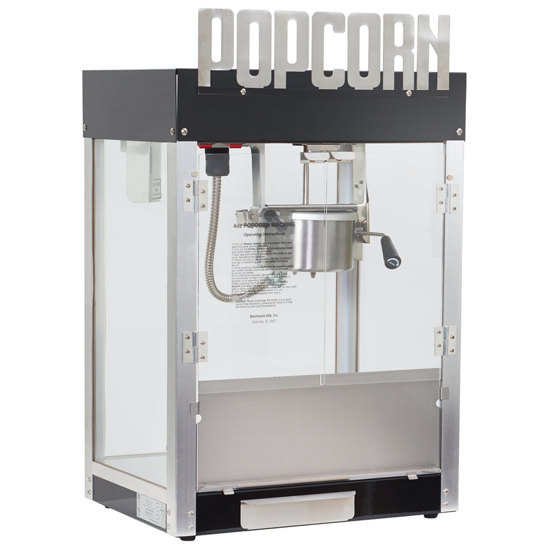 Winco 11045 20 Inch Electric Popcorn Machine with 4 oz Kettle Capacity