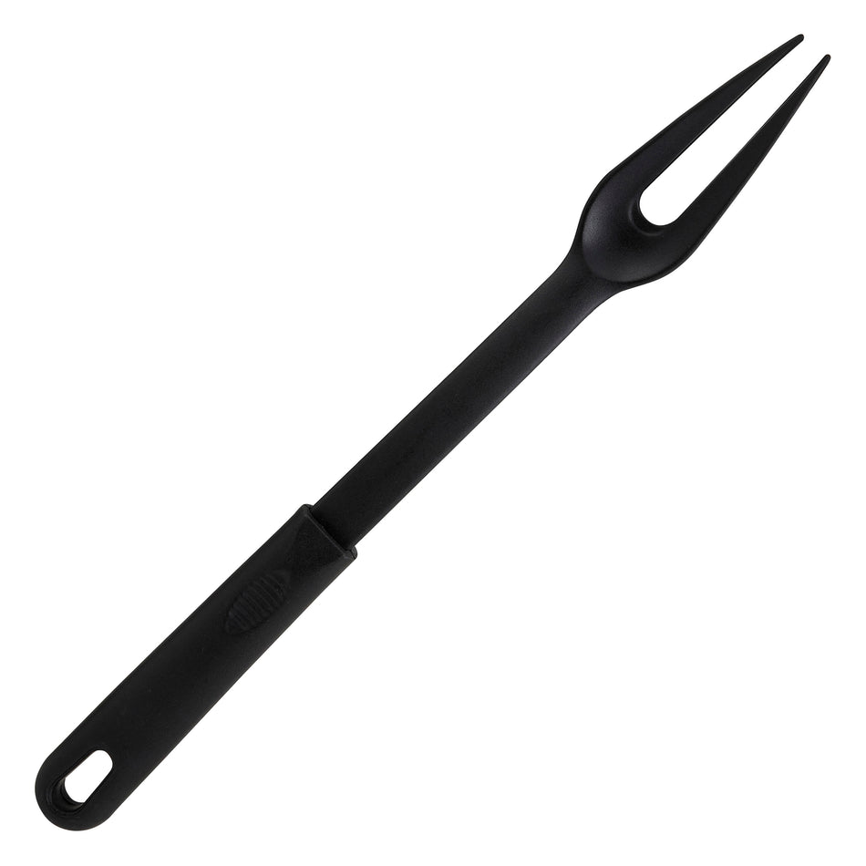 Winco NC-PF2 12-2/5 Inch O.A.L. 2-prong Cook Fork BPA-free Nylon Black