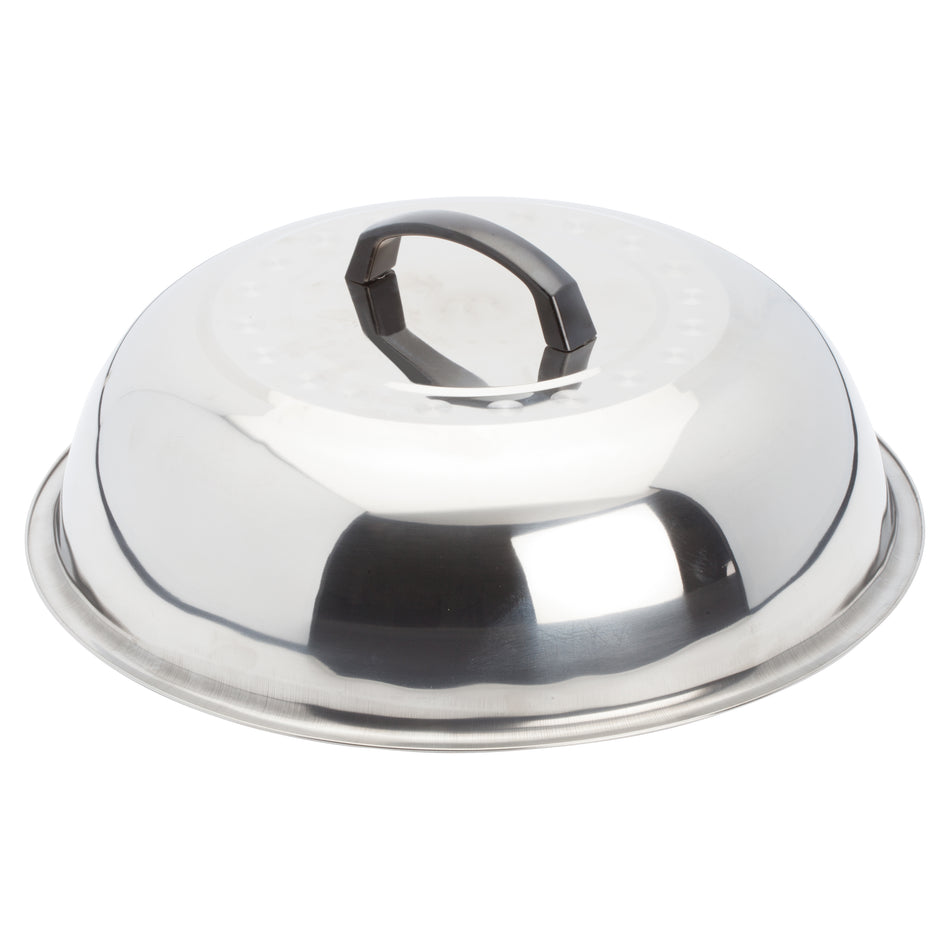 Winco WKCS-14 Stainless Steel Wok Cover - 13-3/4"