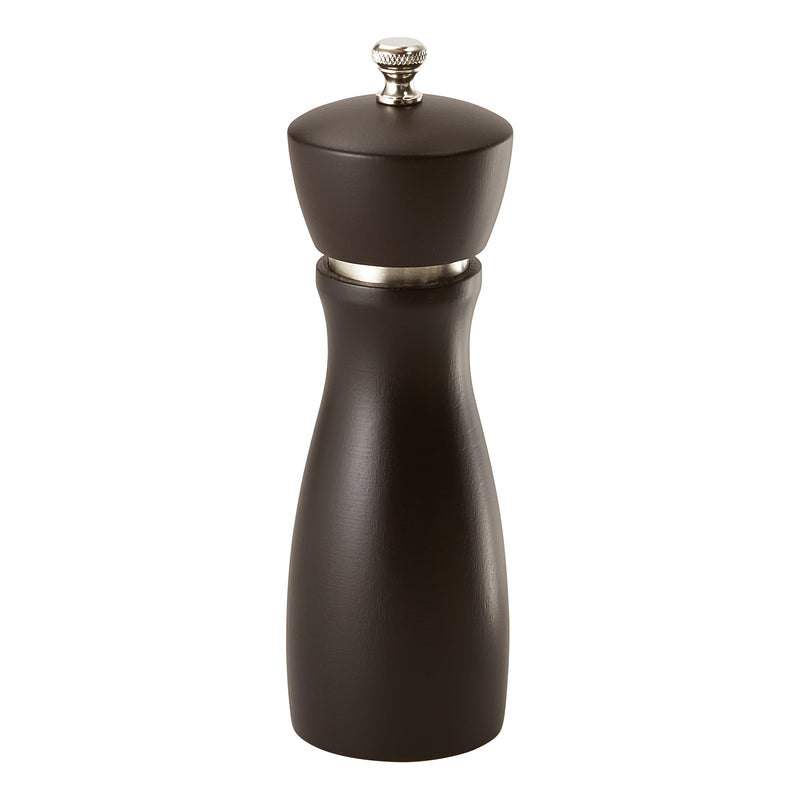 Winco WPM-6CD 6 Inch Carbon Steel Grinder Beechwood Pepper Mill with Durable Design