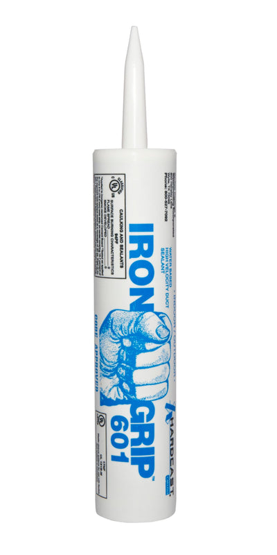 Hardcast/Carlisle 304137, Iron-Grip 601 Flexible Water Based Duct Sealant. Grey, 11 oz Cartridge