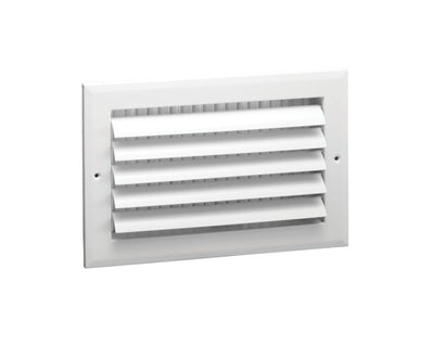 Hart & Cooley 021249, 10x10 1-Way Air Register, White Aluminum Sidewall & Ceiling Air Vent, A611MS Series
