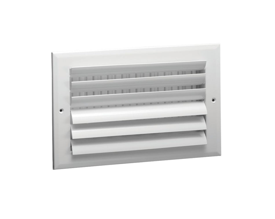 Hart & Cooley 021555, 12x12 2-Way Air Register, White Aluminum Sidewall & Ceiling Air Vent, A612MS Series