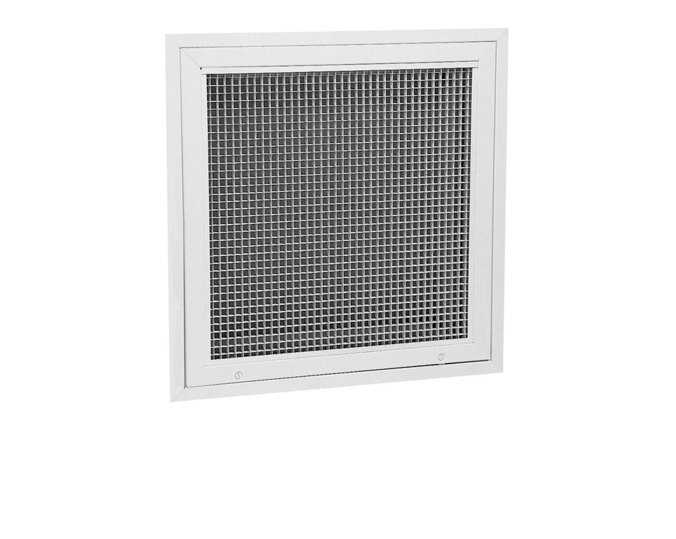 Hart & Cooley 046601, 20x20 Return Air Grille, White Aluminum Wall & Ceiling Vent Cover