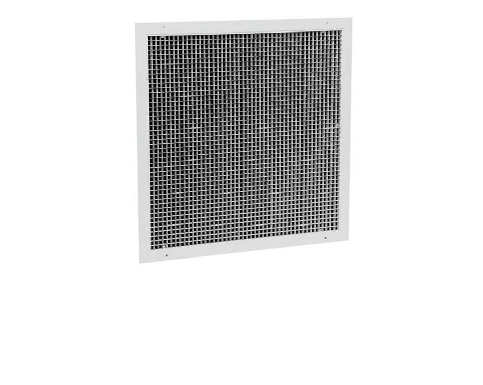 Hart & Cooley 066014, 12x12 Return Air Grille, White Aluminum Wall & Ceiling Vent Cover